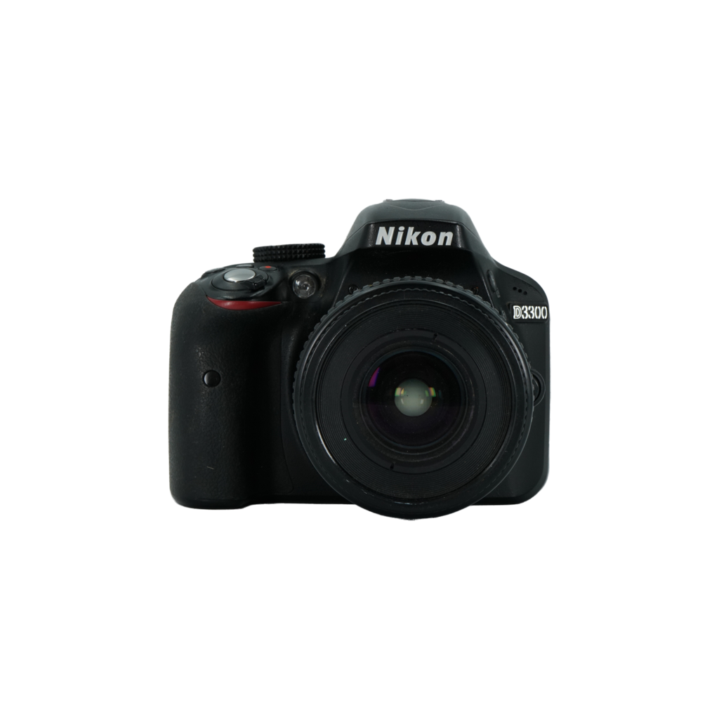 Nikon D3300 F Mount APS-C DSLR camera with Nikon 35-80mm f/4-5.6 Lens