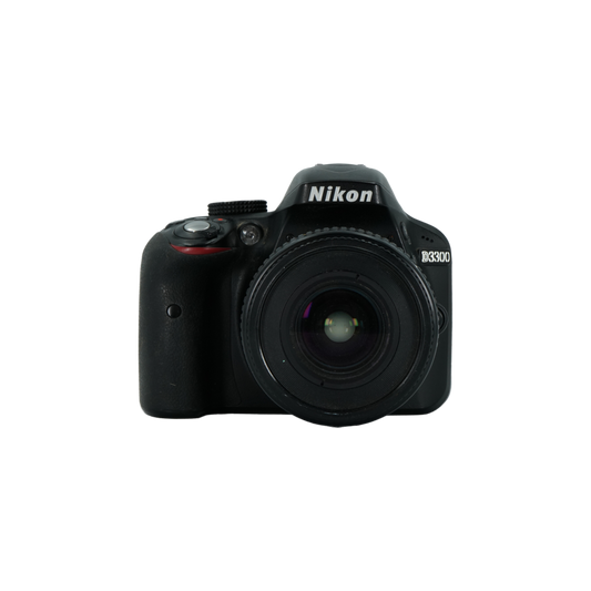 Nikon D3300 F Mount APS-C DSLR camera with Nikon 35-80mm f/4-5.6 Lens