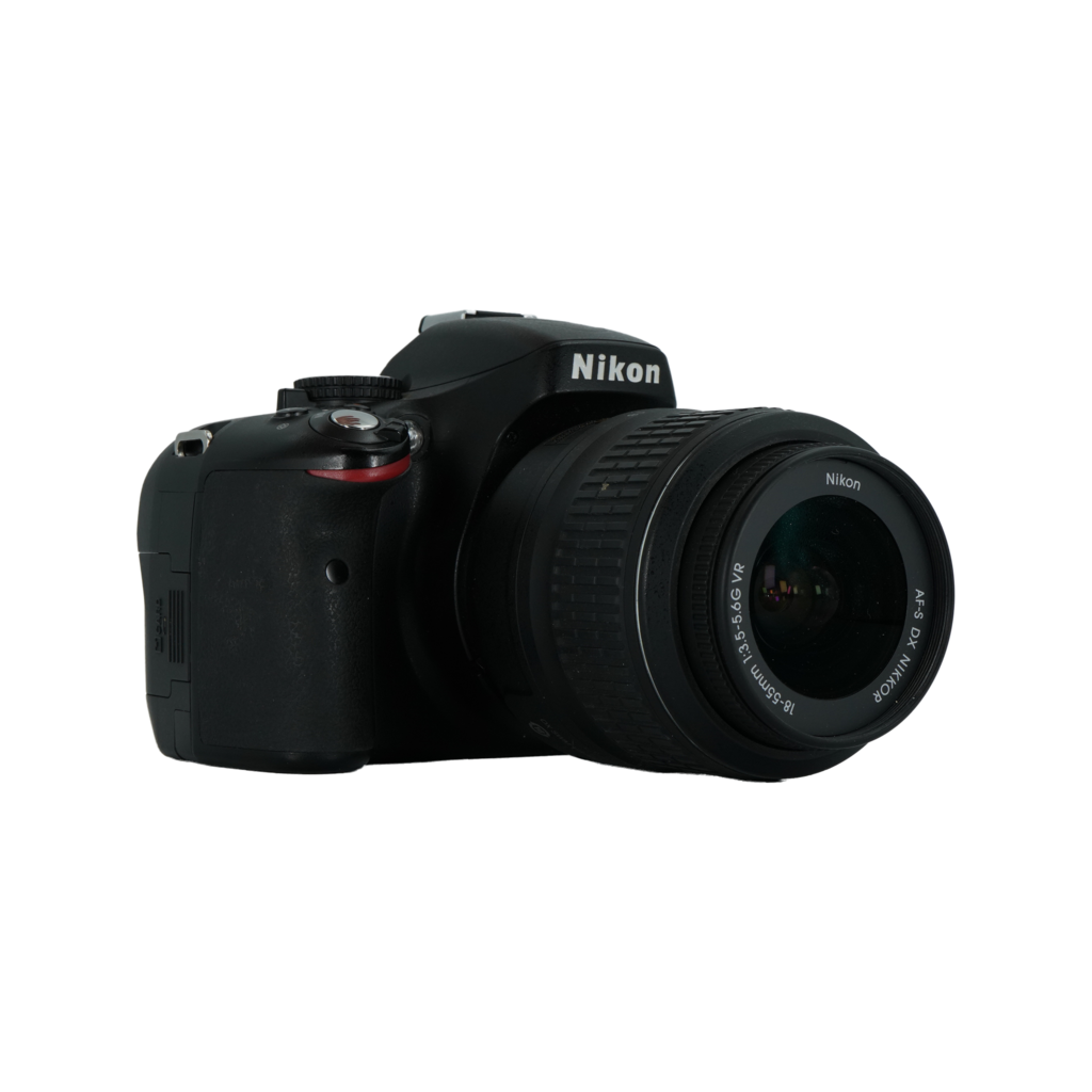 Nikon D5100 APS-C DSLR camera and Nikon DX 18-55mm f/3.5-5.6 lens