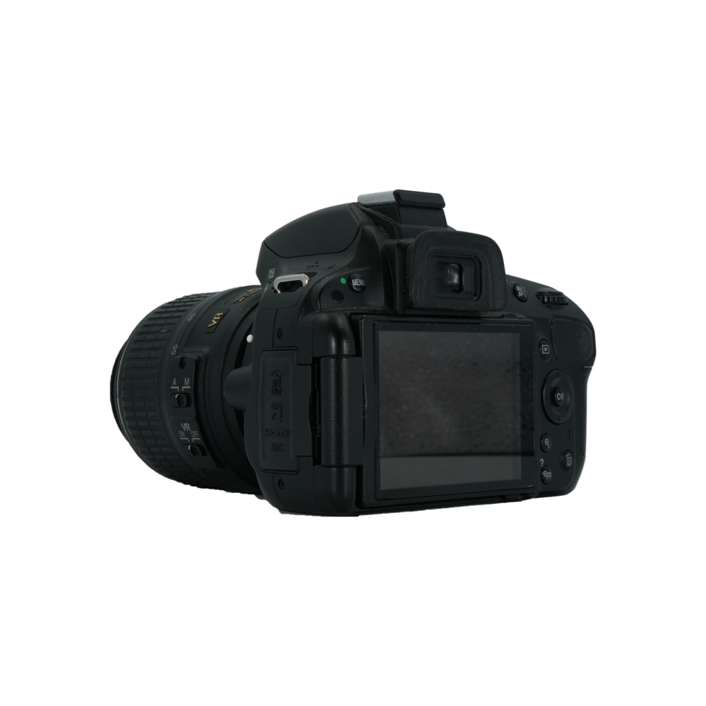 Nikon D5100 APS-C DSLR camera and Nikon DX 18-55mm f/3.5-5.6 lens