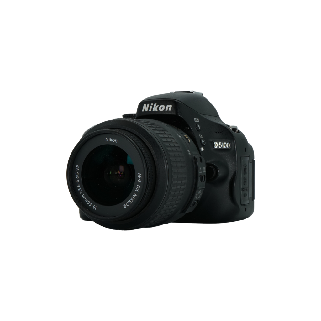 Nikon D5100 APS-C DSLR camera and Nikon DX 18-55mm f/3.5-5.6 lens