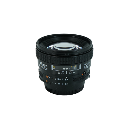 Nikon F AF 20mm f/2.8 D Full Frame DSLR Prime Lens