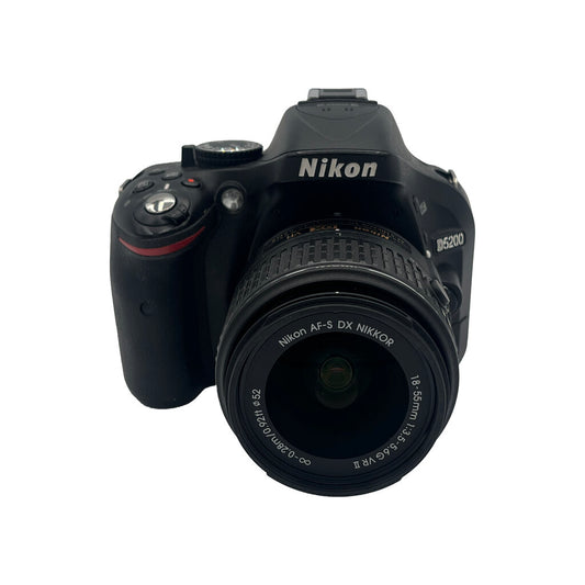 Nikon D5200 APS-C DSLR Camera with Nikon 18-55mm f/3.5-5.6 AF-S DX G VR ii APS-C DSLR Zoom Lens