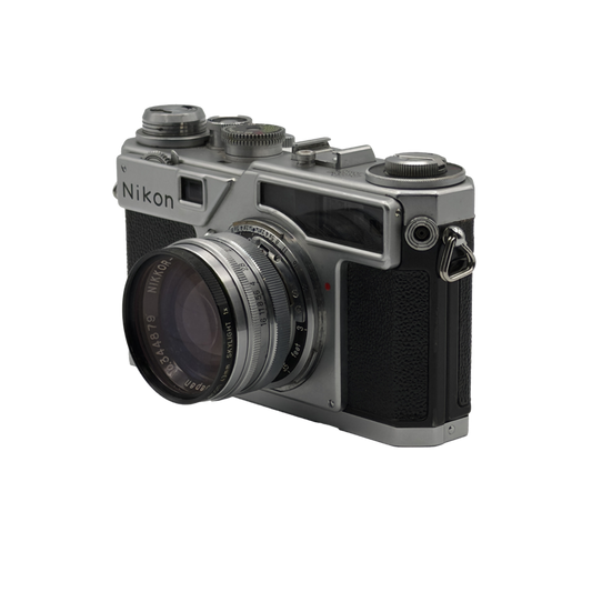 Nikon SP Rangefinder Film Camera with Nikon Nikkor S 50mm f/1.4 Rangefinder Lens