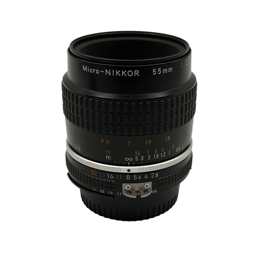 Nikon Nikkor Micro 55mm f/2.8 SLR Lens