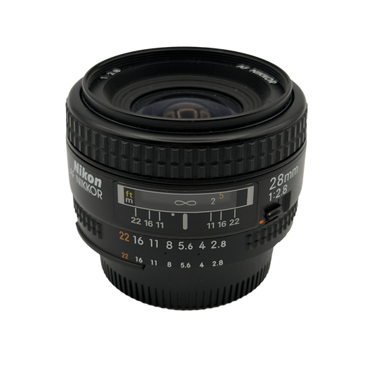 Nikon F Nikkor AF 28mm f/2.8 Full-frame DSLR Lens