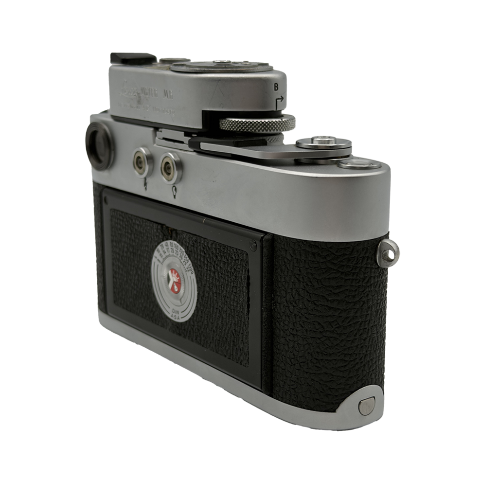 Leica M4 Chrome 35mm Rangefinger Camera with Leica Summicron 35mm f/2 Rangefinder Lens and Leica MR Metrowatt Light Meter (CLA on 5/7/26)