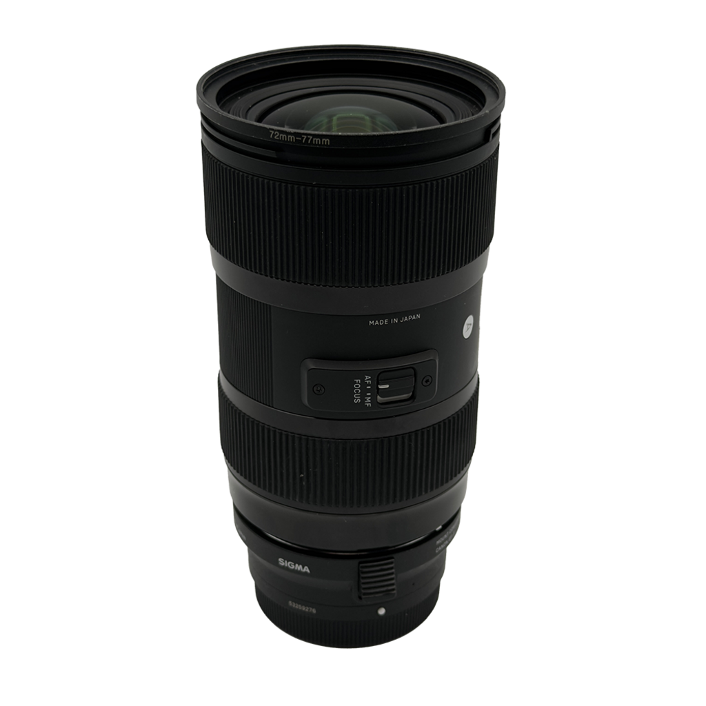 Sigma EF 18-35mm f/1.8 APS-C DSLR Zoom Lens with Canon EF To Sony E Adapter