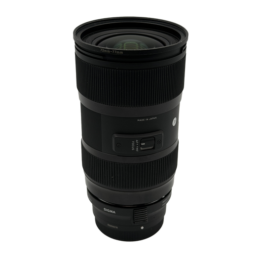 Sigma EF 18-35mm f/1.8 APS-C DSLR Zoom Lens with Canon EF To Sony E Adapter
