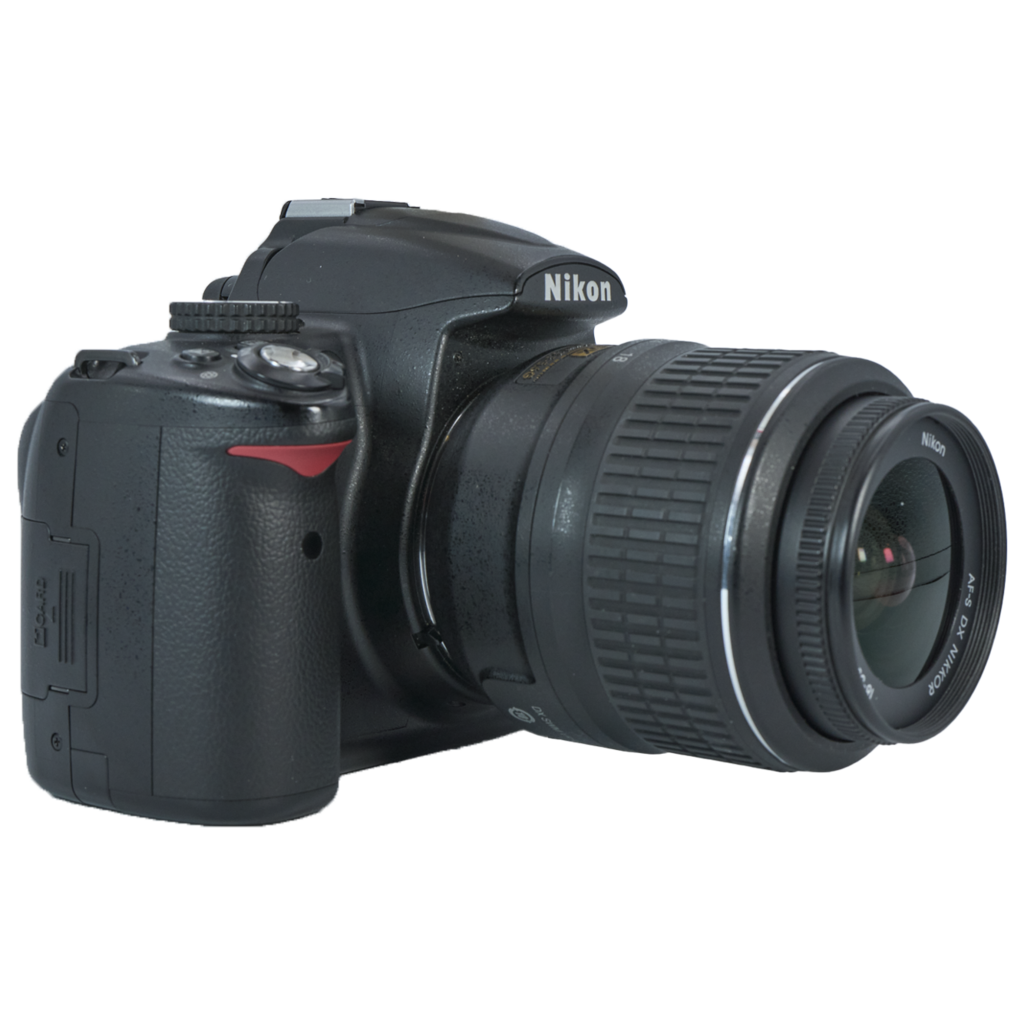 Nikon D5000 DSLR Camera with Nikon AF-S DX 18-55mm f/3.5-5.6 VR Lens and Nikon AF-S DX 55-200mm f/4.6-5.6 G Lens