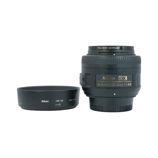 Nikon AF-S DX Nikkor 35mm f/1.8 G Autofocus APS-C Lens for F-Mount
