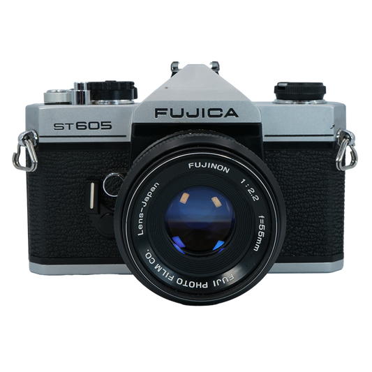 Fujica ST-605 35mm Film Camera w/ Fujinon 55mm f/2.2 Film Lens