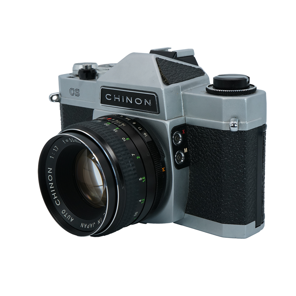 Chinon CS 35mm M42-Mount Film Camera with Chinon 55mm f/1.7 Lens