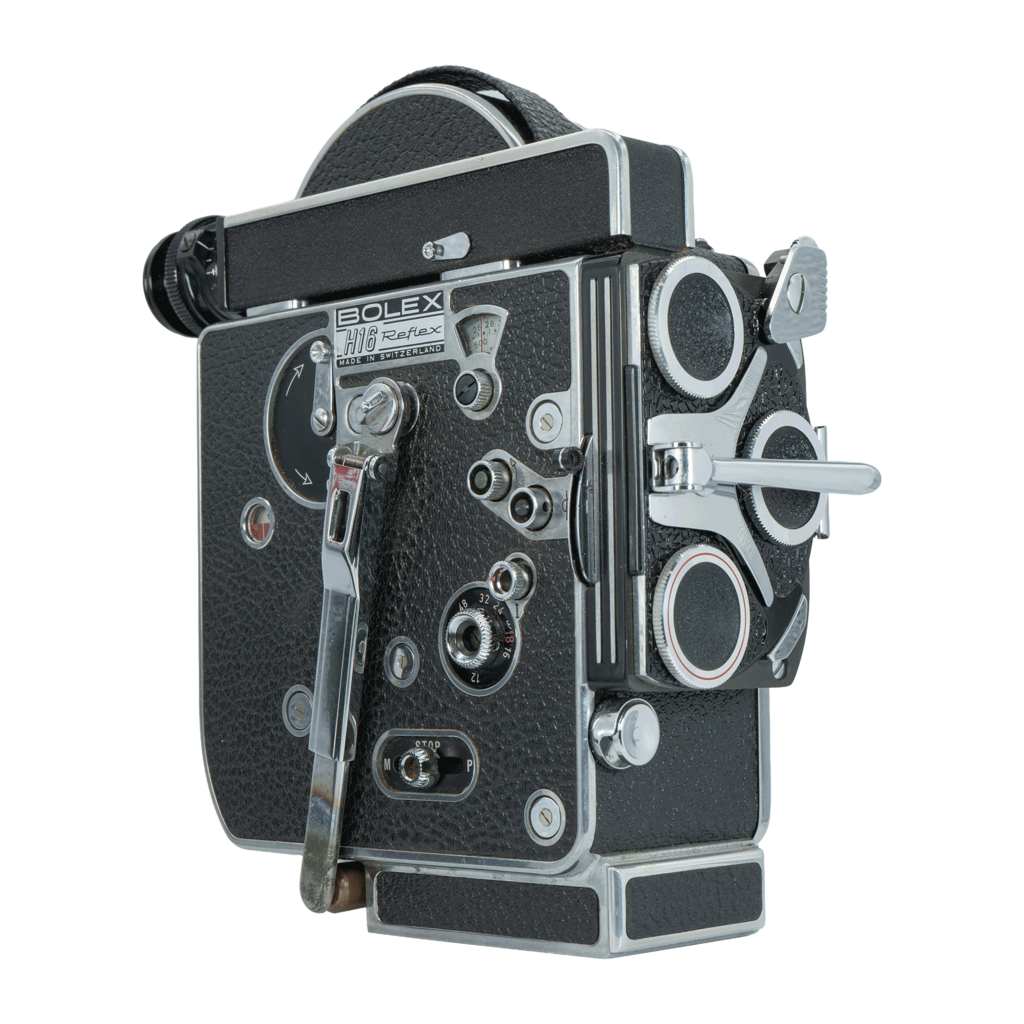 Bolex H16 Reflex 16mm Cine Film Camera with Kern-Paillard Vario-Switar 18-86mm f/2.5