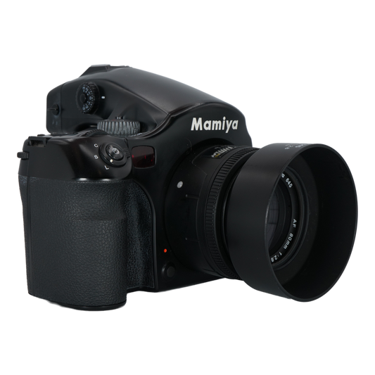 Mamiya 645AF Medium Format Camera with Mamiya 80mm f/2.8 Medium Format Lens and Mamiya 45mm f/2.8 Medium Format Lens