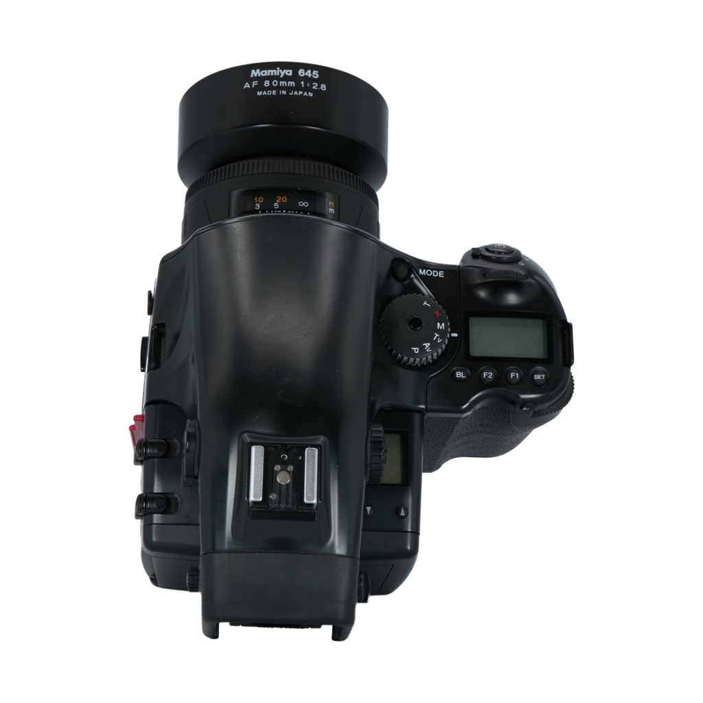 Mamiya 645AF Medium Format Camera with Mamiya 80mm f/2.8 Medium Format Lens and Mamiya 45mm f/2.8 Medium Format Lens
