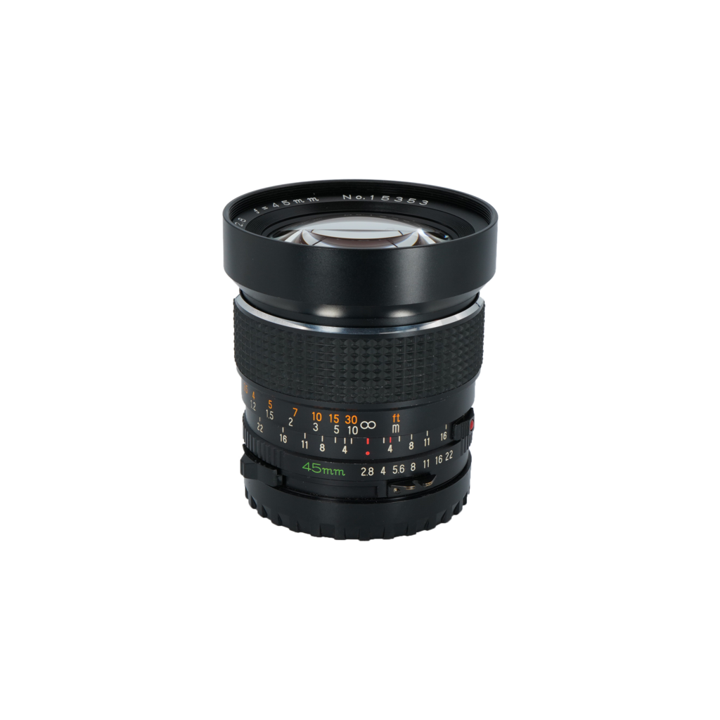 Mamiya 645AF Medium Format Camera with Mamiya 80mm f/2.8 Medium Format Lens and Mamiya 45mm f/2.8 Medium Format Lens
