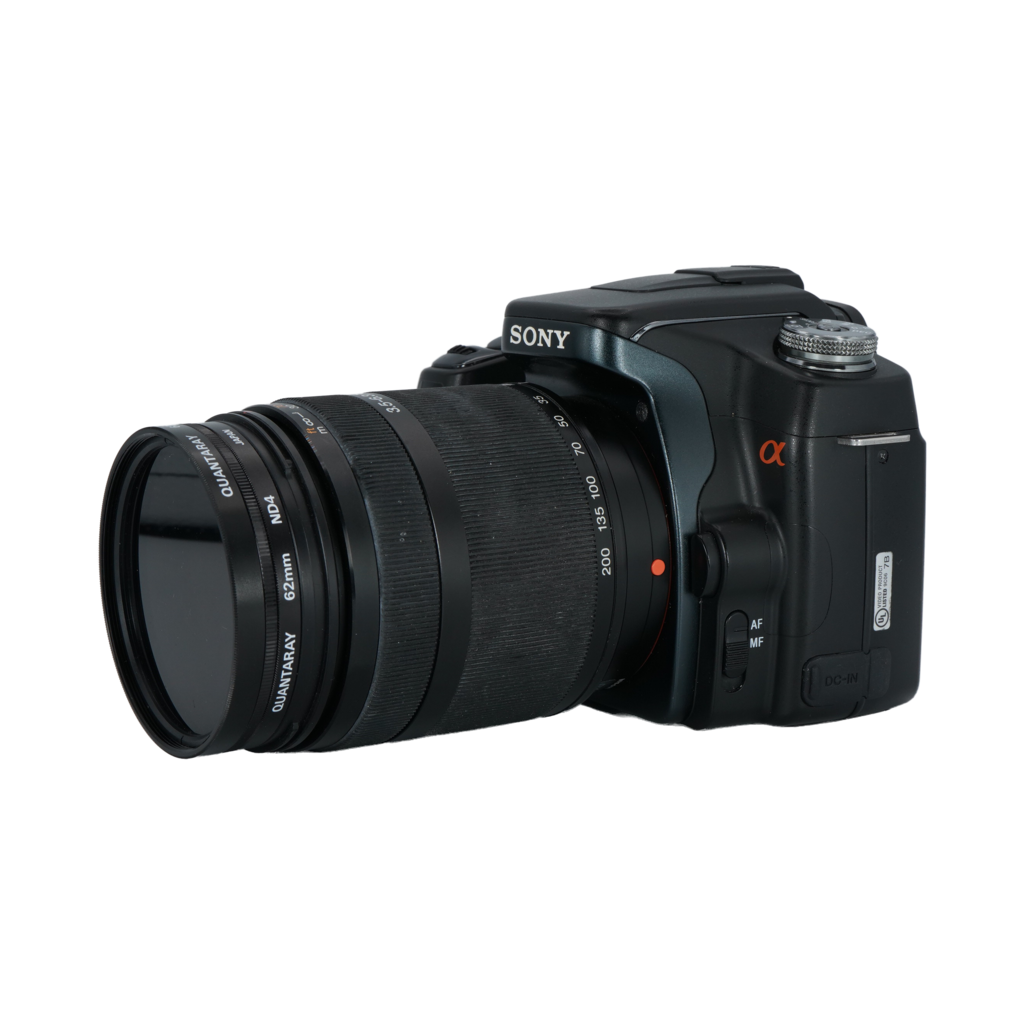 Sony A100 APS-C DSLR Camera & Sony 18-200mm f/3.5-6.3 APS-C DSLR Telephoto Zoom Lens