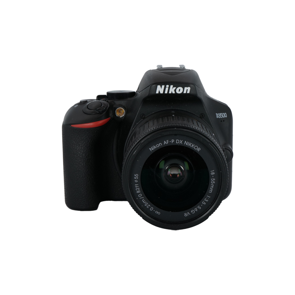 Nikon D3500 APS-C DSLR Camera with Nikon 18-55mm f/3.5-5.6 G VR DX APS-C DSLR Zoom Lens