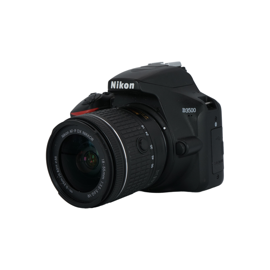 Nikon D3500 APS-C DSLR Camera with Nikon 18-55mm f/3.5-5.6 G VR DX APS-C DSLR Zoom Lens
