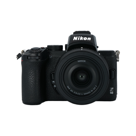 Nikon Z50 with Nikon DX 16-50mm f/3.5-6.3 APS-C Mirrorless Camera