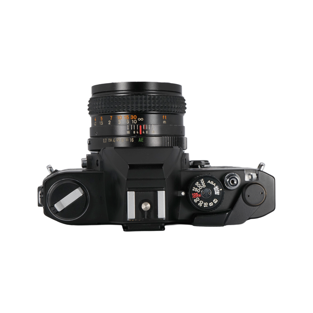 Konica Autoreflex TC Film Camera with Konica Hexanon AR 50mm f/1.7 Lens