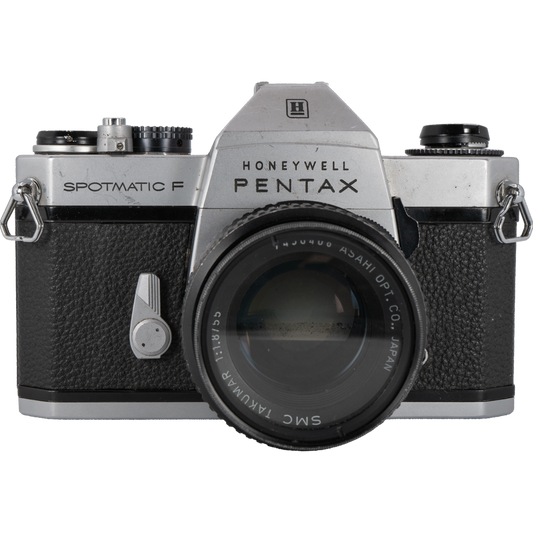 Pentax Spotmatic F 35mm Film Camera with Pentax 55mm f/1.7 Lens