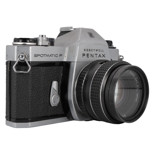 Pentax Spotmatic F 35mm Film Camera with Pentax 55mm f/1.7 Lens