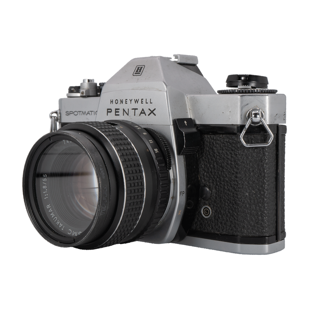 Pentax Spotmatic F 35mm Film Camera with Pentax 55mm f/1.7 Lens