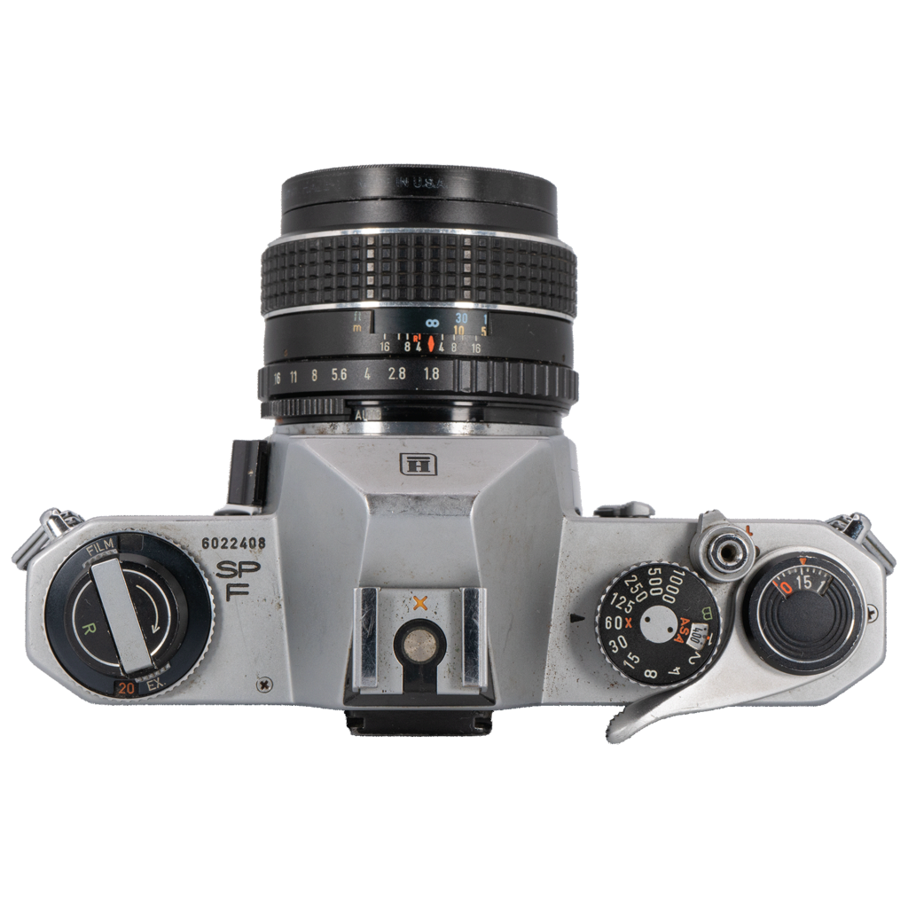 Pentax Spotmatic F 35mm Film Camera with Pentax 55mm f/1.7 Lens