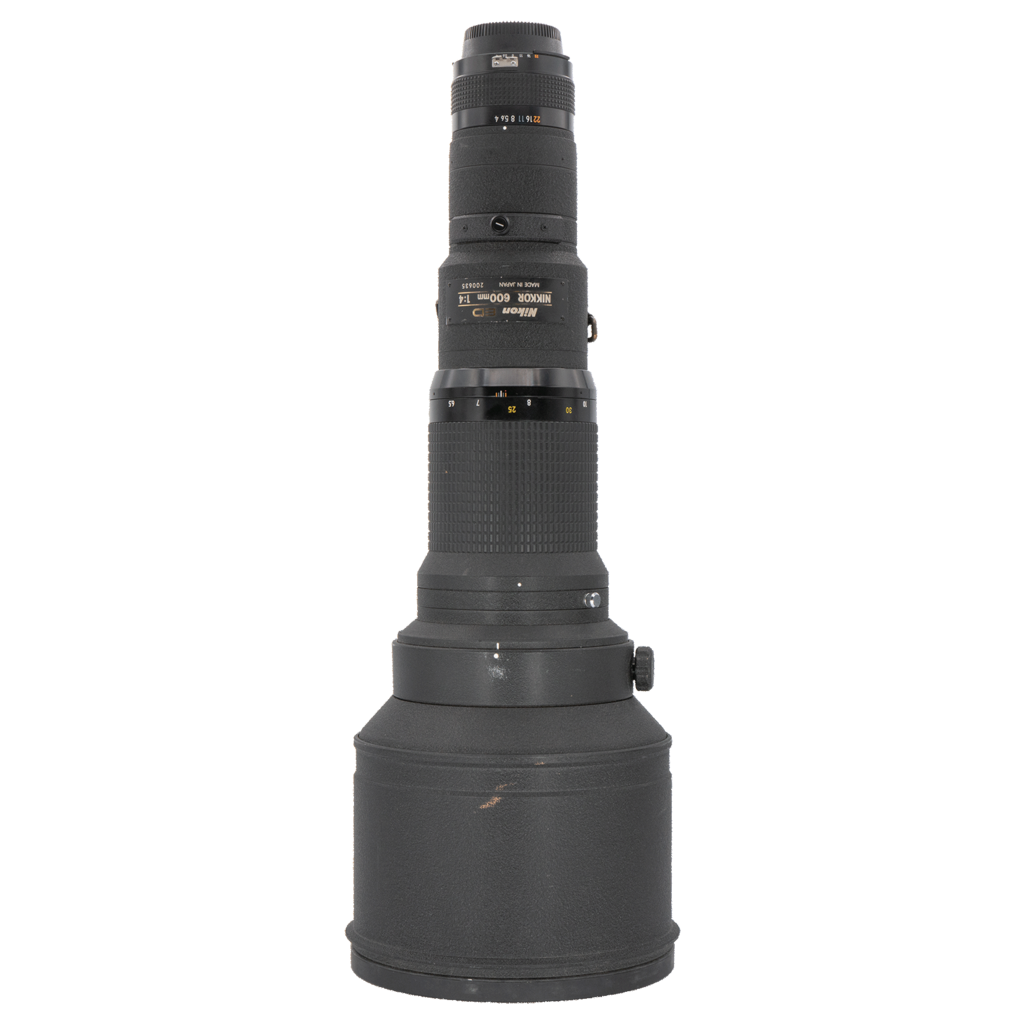 Nikon F Manual Focus Nikkor ED 600mm f/4 Full Frame DSLR Super Telephoto Prime Lens