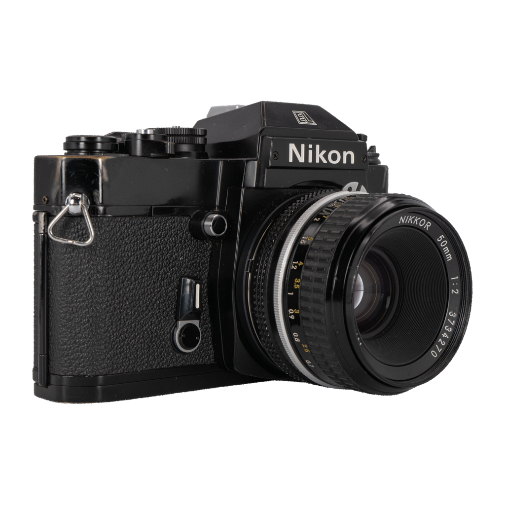 Nikon EL2 Film Camera with Nikon F 50mm f/2 Lens