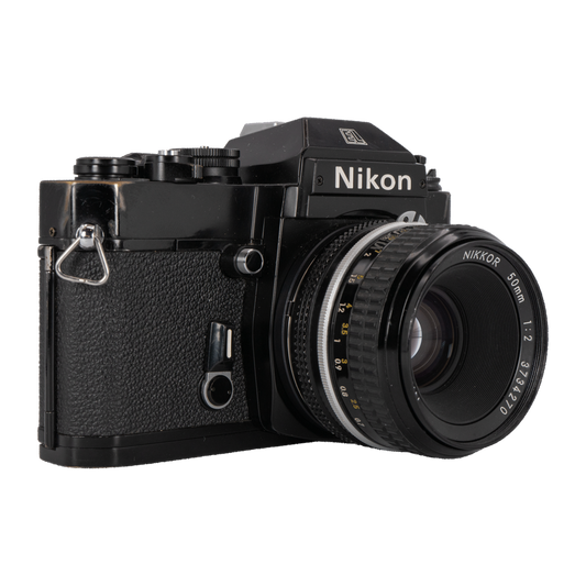 Nikon EL2 Film Camera with Nikon F 50mm f/2 Lens