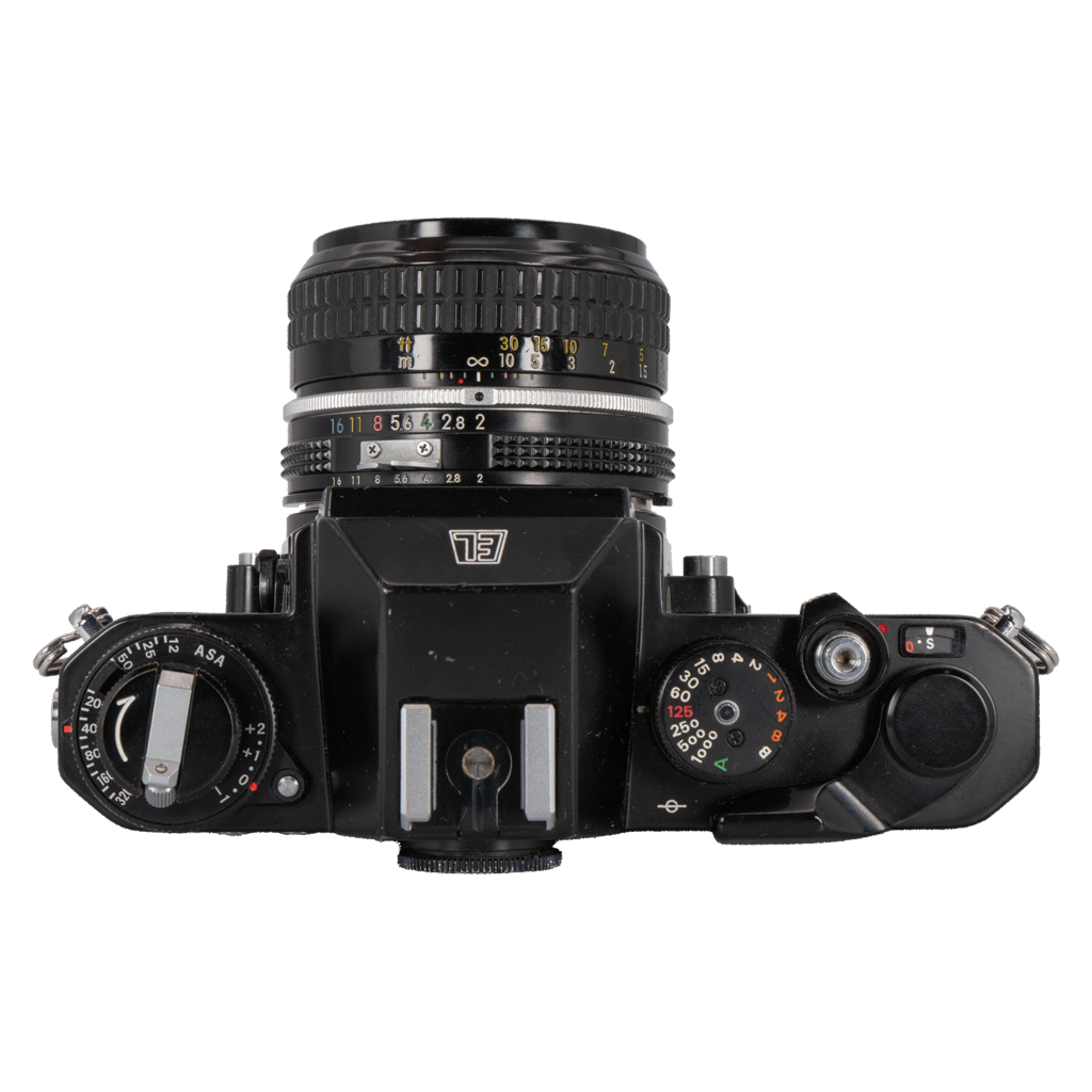 Nikon EL2 Film Camera with Nikon F 50mm f/2 Lens