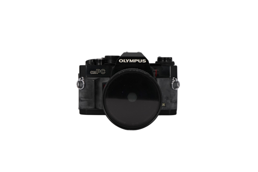 Olympus OM-PC Full Frame SLR Camera with Soligor 28-70mm f/3.5-4.5 C/D Macro Lens
