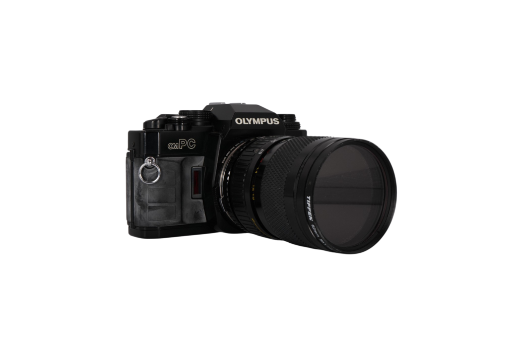 Olympus OM-PC Full Frame SLR Camera with Soligor 28-70mm f/3.5-4.5 C/D Macro Lens