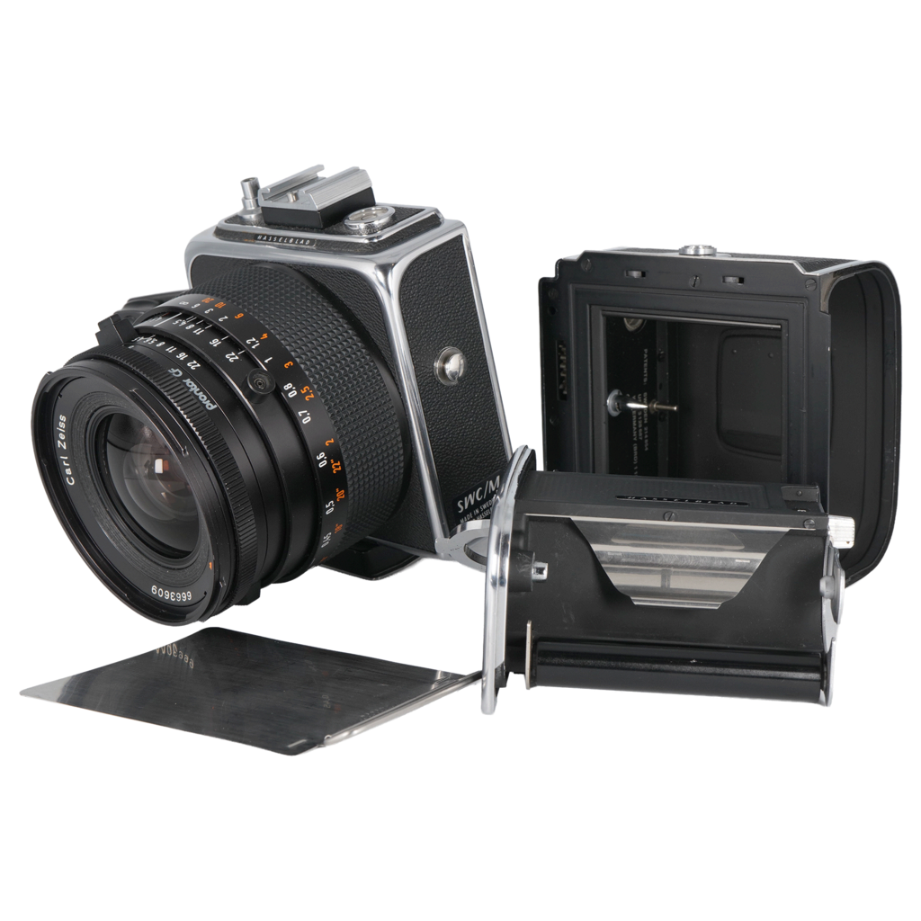 Hasselblad SWC/M CF T* (Super Wide CM) with Fixed 38mm f/4.5 Zeiss Biogon Lens