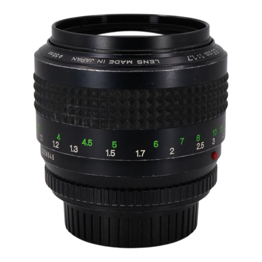 Minolta MD Rokkor-X 85mm f/1.7 SLR SR-Mount Lens