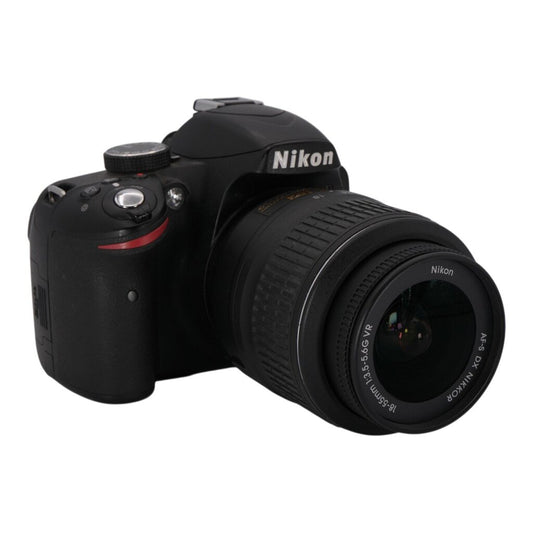 Nikon D3200 APS-C DSLR Camera with Nikon AF-s DX 18-55mm f/3.5-5.6 G and 55-200mm f/4-5.6 ED Lenses