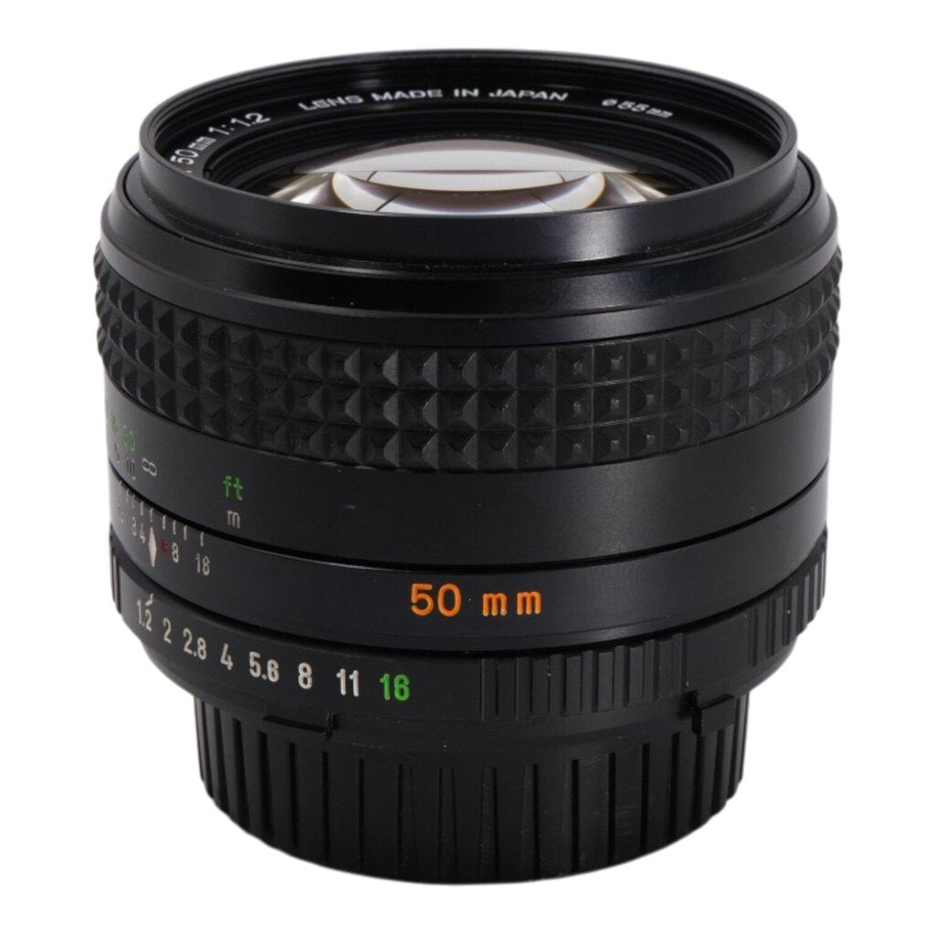 Minolta MD Rokkor-x 50mm f/1.2 35mm SLR Lens