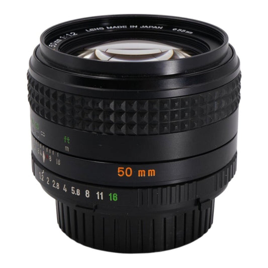 Minolta MD Rokkor-x 50mm f/1.2 35mm SLR Lens