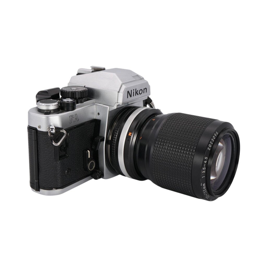 Nikon FA 35mm SLR Film Camera with Nikon Nikkor 105mm f/3.5-4.5 for F-mount
