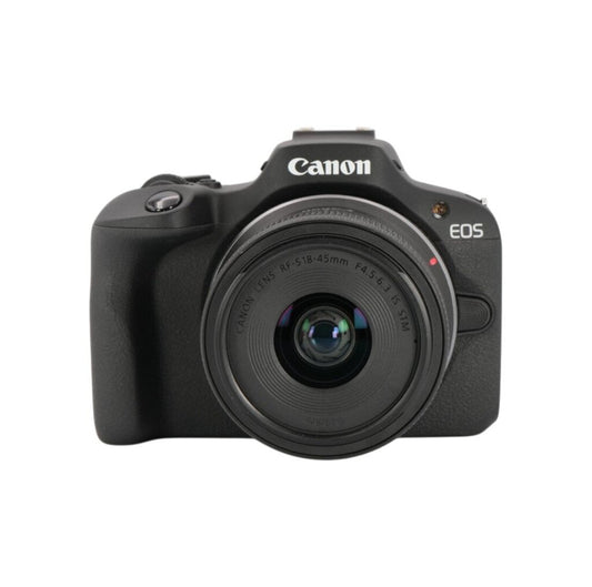 Canon R100 APS-C Mirrorless Camera with Canon RF-S 18-45mm f/4.5-5.6 IS STM Lens