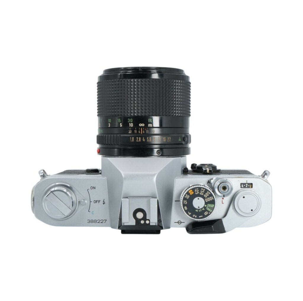 Canon FTb 35mm SLR Film Camera with Canon FD 85mm f/1.8 Manual Focus Lens
