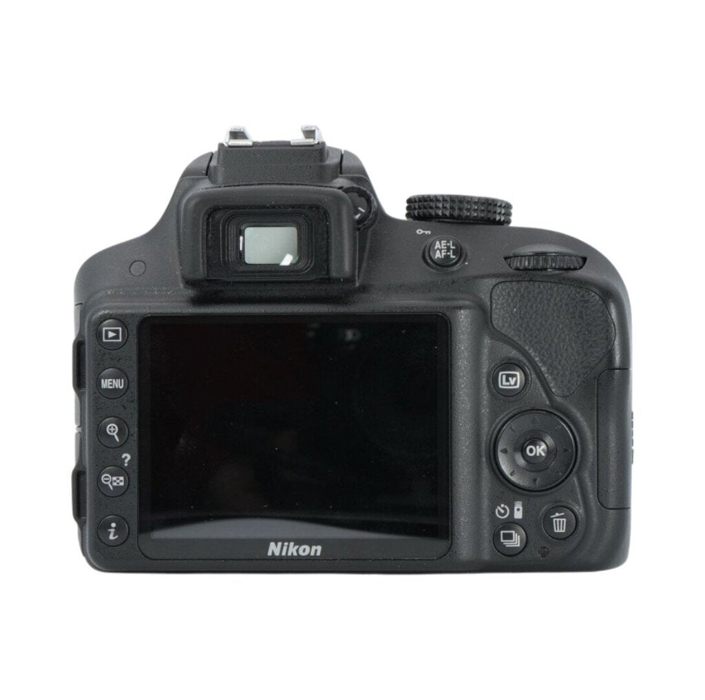 Nikon D3300 APS-C DSLR camera with Nikon 18-55mm f/3.5-5.6 APS-C DSLR zoom lens