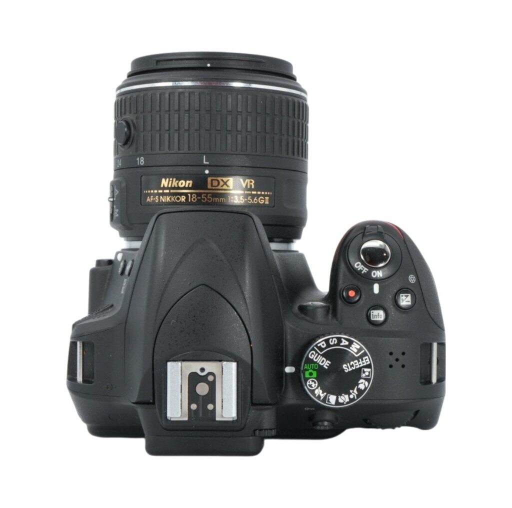 Nikon D3300 APS-C DSLR camera with Nikon 18-55mm f/3.5-5.6 APS-C DSLR zoom lens