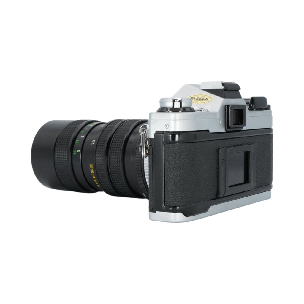 Canon AE-1 35mm Film Camera with Vivitar 70-150mm f/3.8 SLR Lens