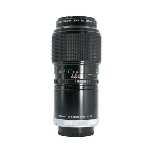 Canon Macro FD 100mm f/4 Extension Tube FD 50