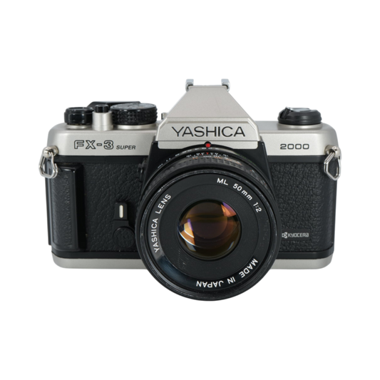 Yashica FX-3 Super 2000 35mm Film Camera with Yashica ML 50mm f/2 SLR Lens