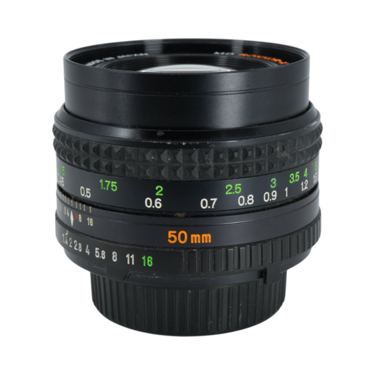 Minolta MD Rokkor-x 50mm f/1.4 SLR Lens